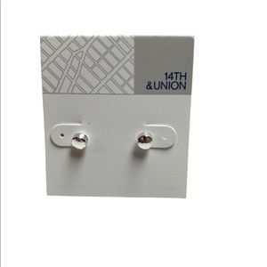 14th & Union Silver Stud Earrings